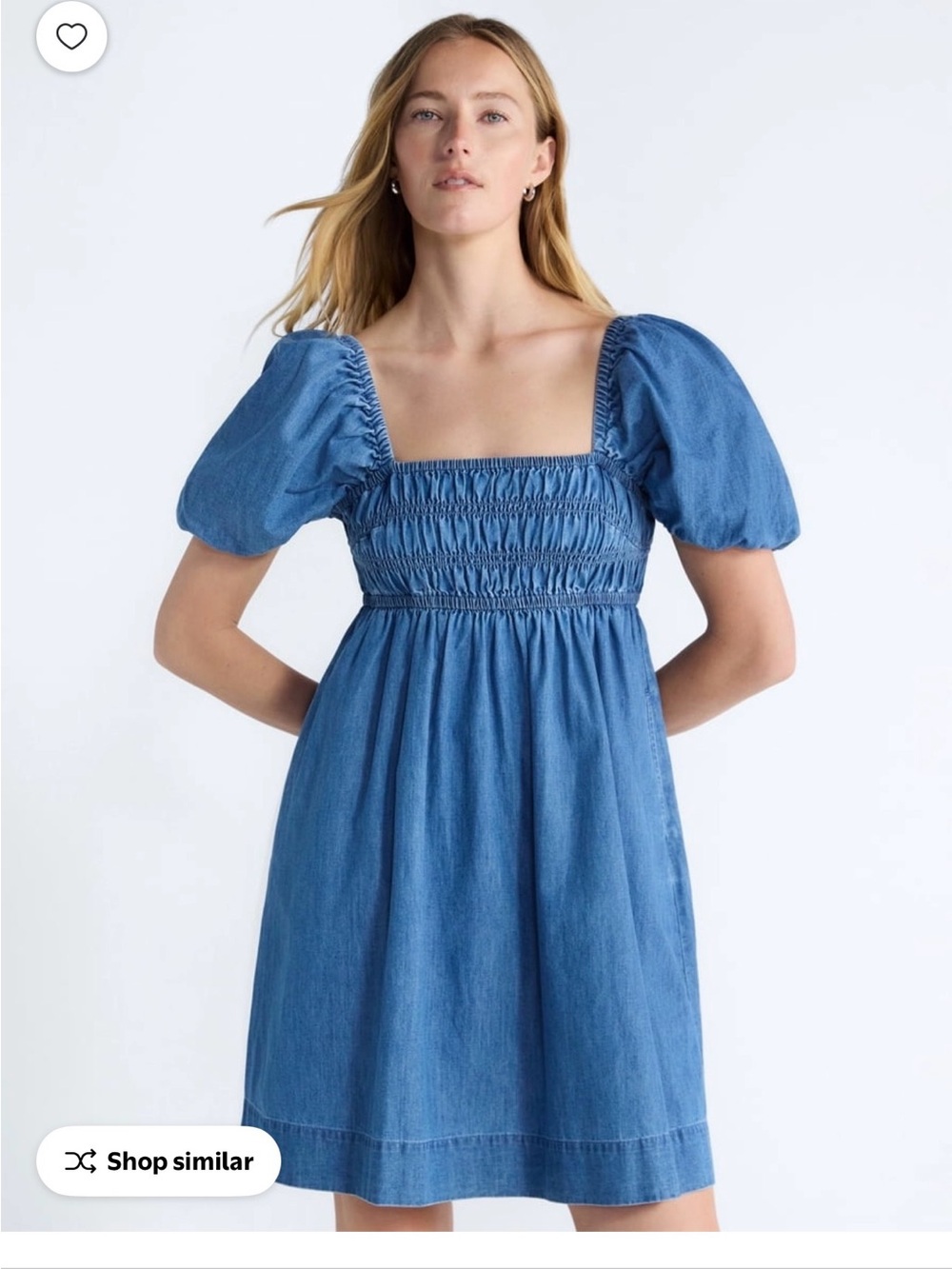 Free Assembly Denim Dress Size Small